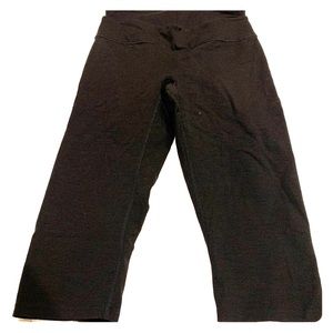 Spanx black leggings inseam 15” used Large